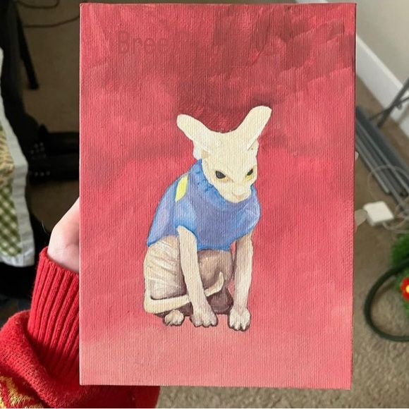 NEW ‘MAD SPYNX IN A SWEATER’ MEME CAT ART PRINT - Picture 12 of 16